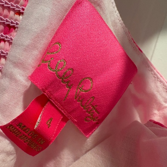 Lilly Pulitzer Pink Floral Midi Dress - Picture 2 of 6